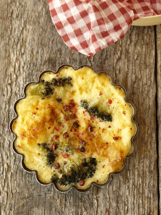 brócoli y camembert